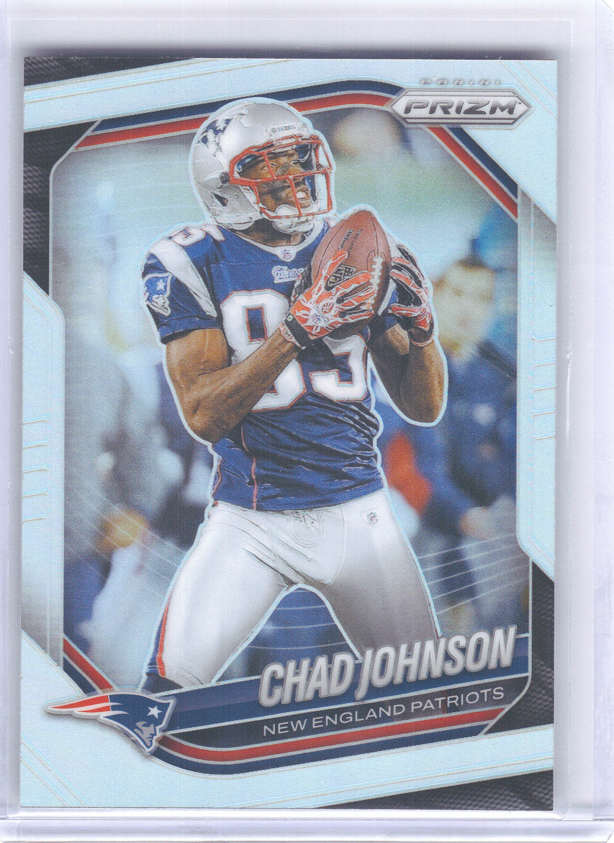 2025 Panini Prizm #180 Chad Johnson Silver New England Patriots