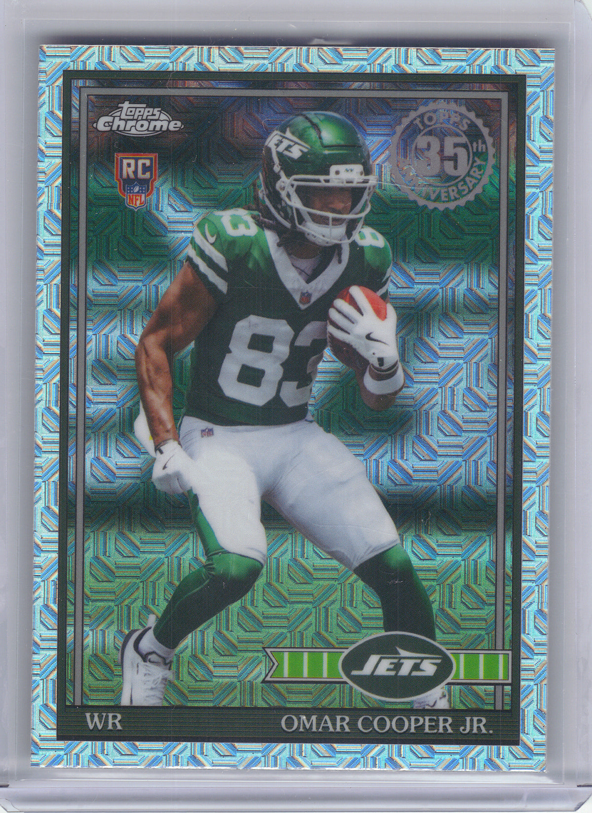 2026 Topps Flagship #91TRC-21 Omar Cooper Jr. 1991 Topps Football Rookies Chrome New York Jets