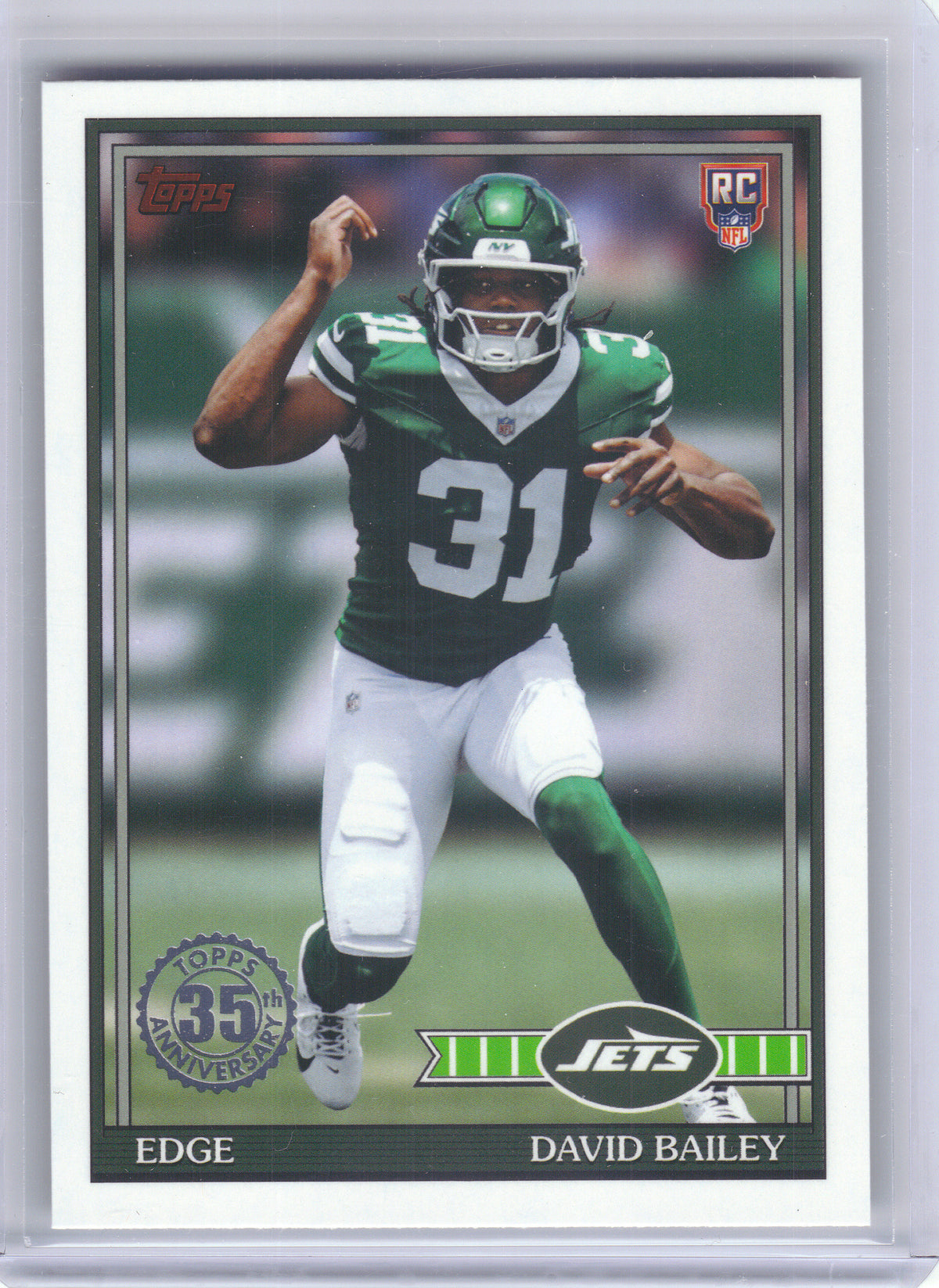2026 Topps Flagship #91TR-43 David Bailey 1991 Topps Football Rookies New York Jets