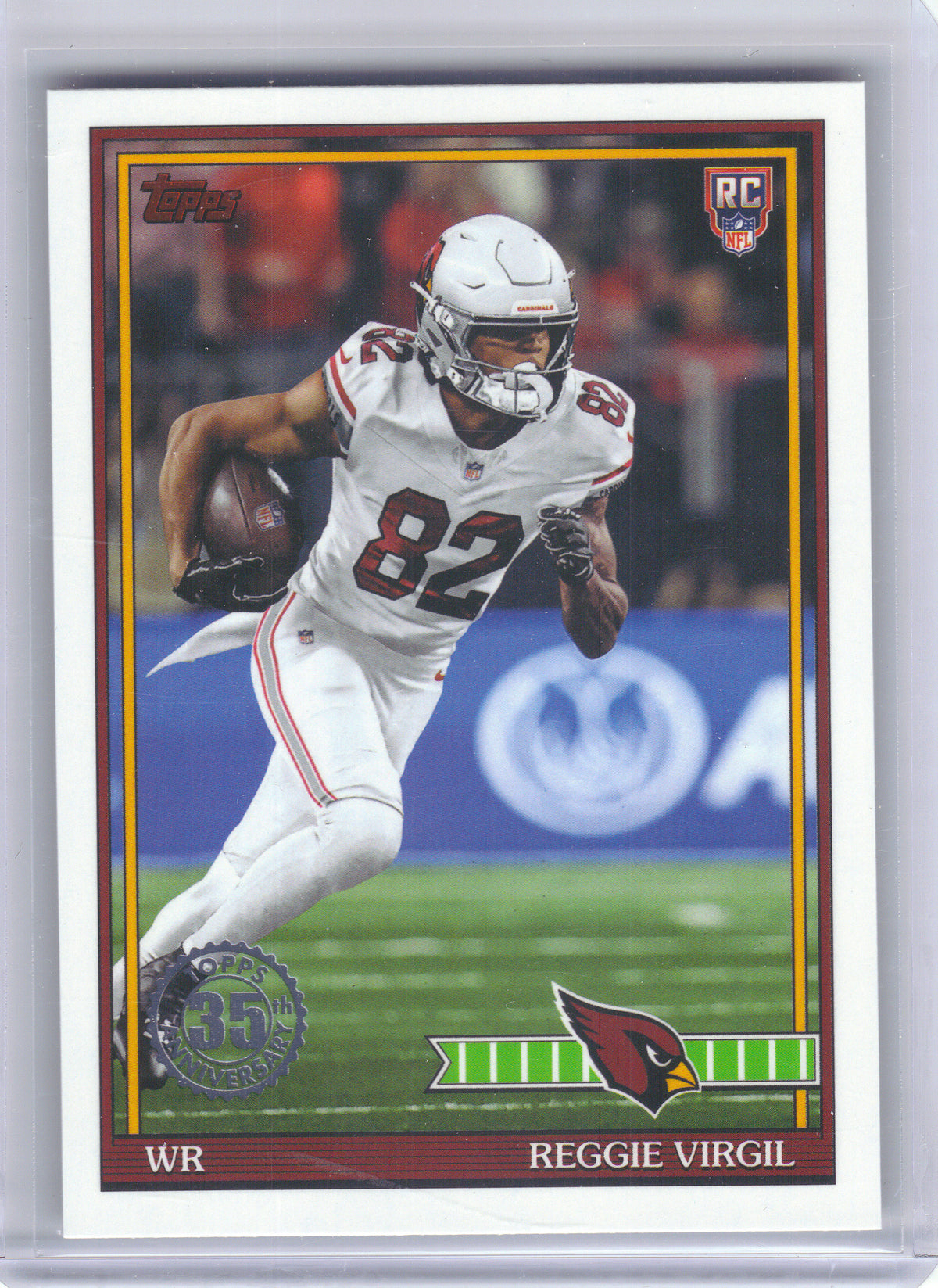 2026 Topps Flagship #91TR-40 Reggie Virgil 1991 Topps Football Rookies Arizona Cardinals