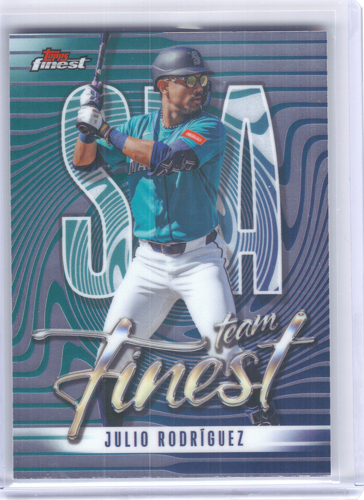 2026 Finest #TF-17 Julio Rodríguez Topps Team Finest Seattle Mariners