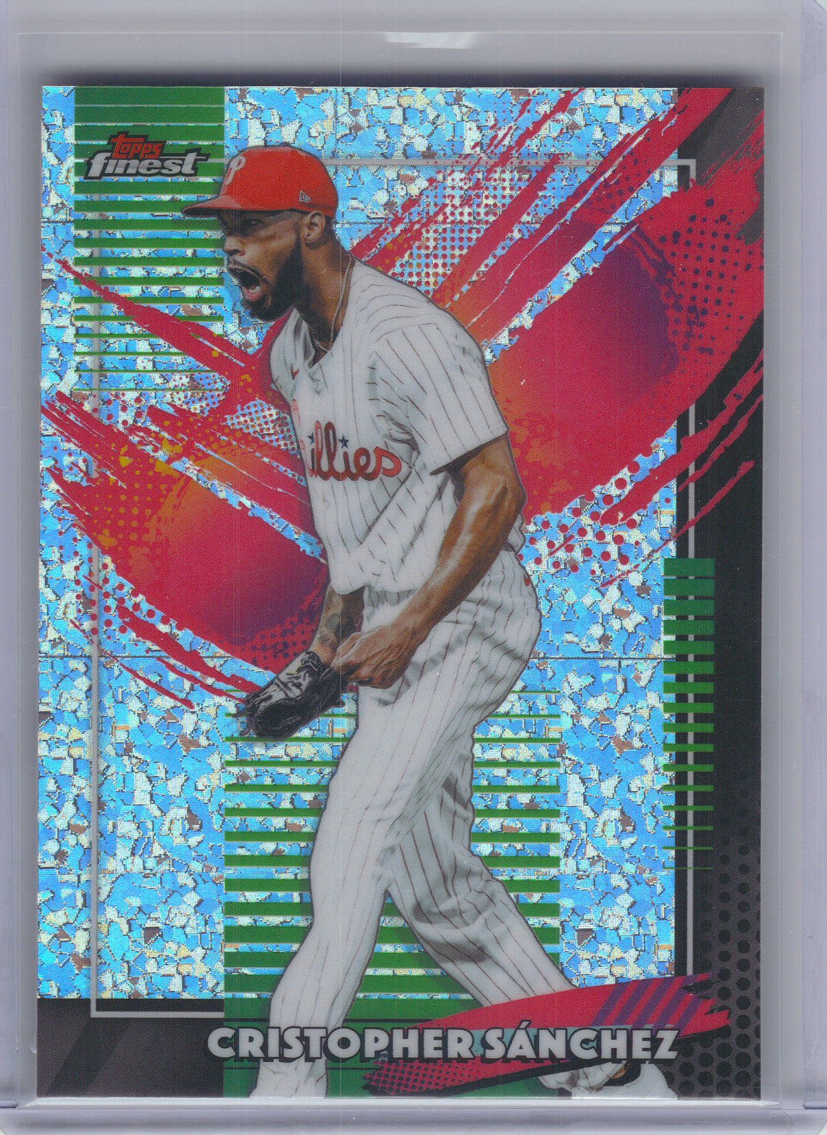 2026 Finest #226 Cristopher Sánchez Mini-Diamond Refractors Philadelphia Phillies