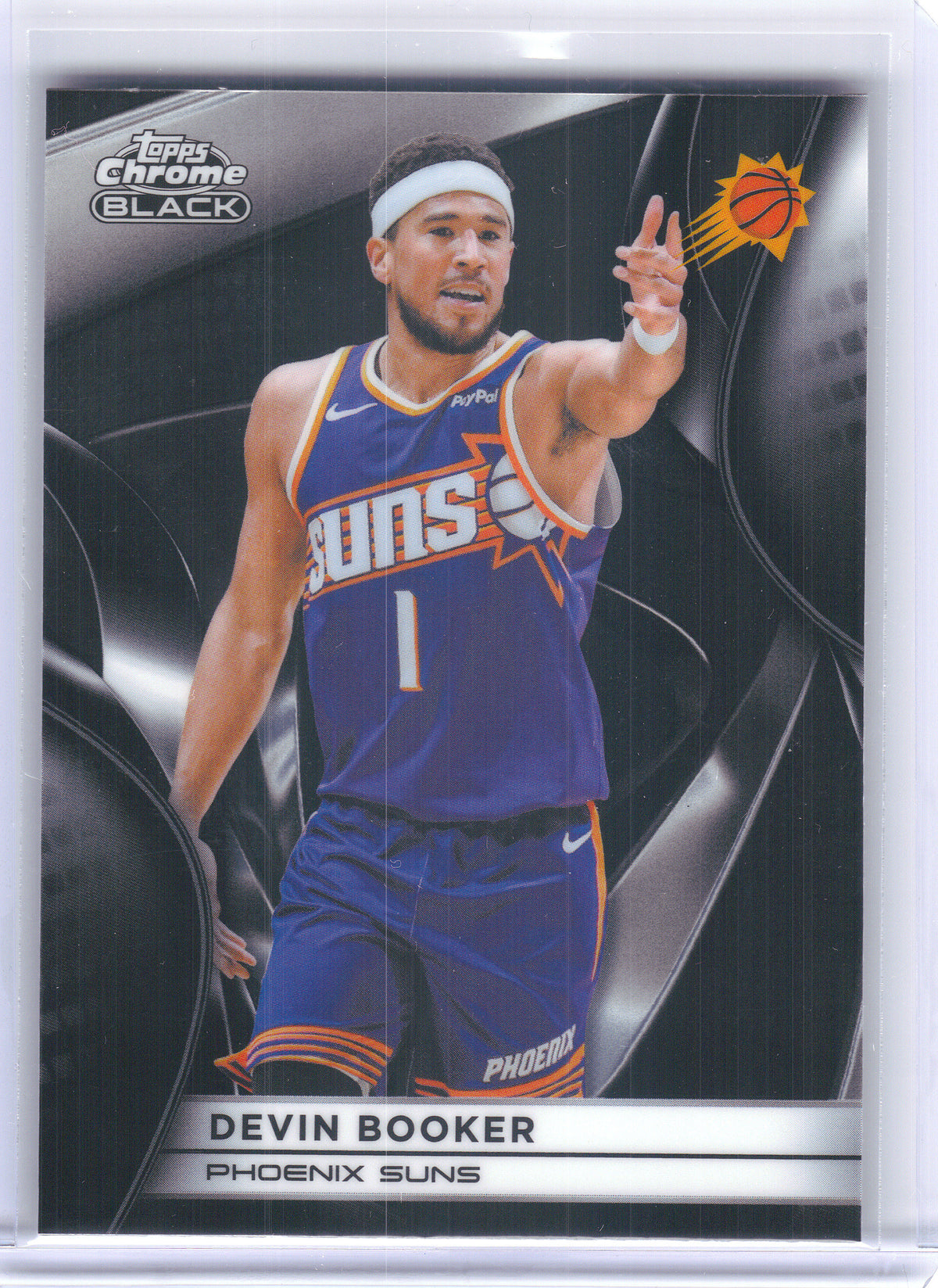 2025-26 Topps Chrome Black #77 Devin Booker Phoenix Suns