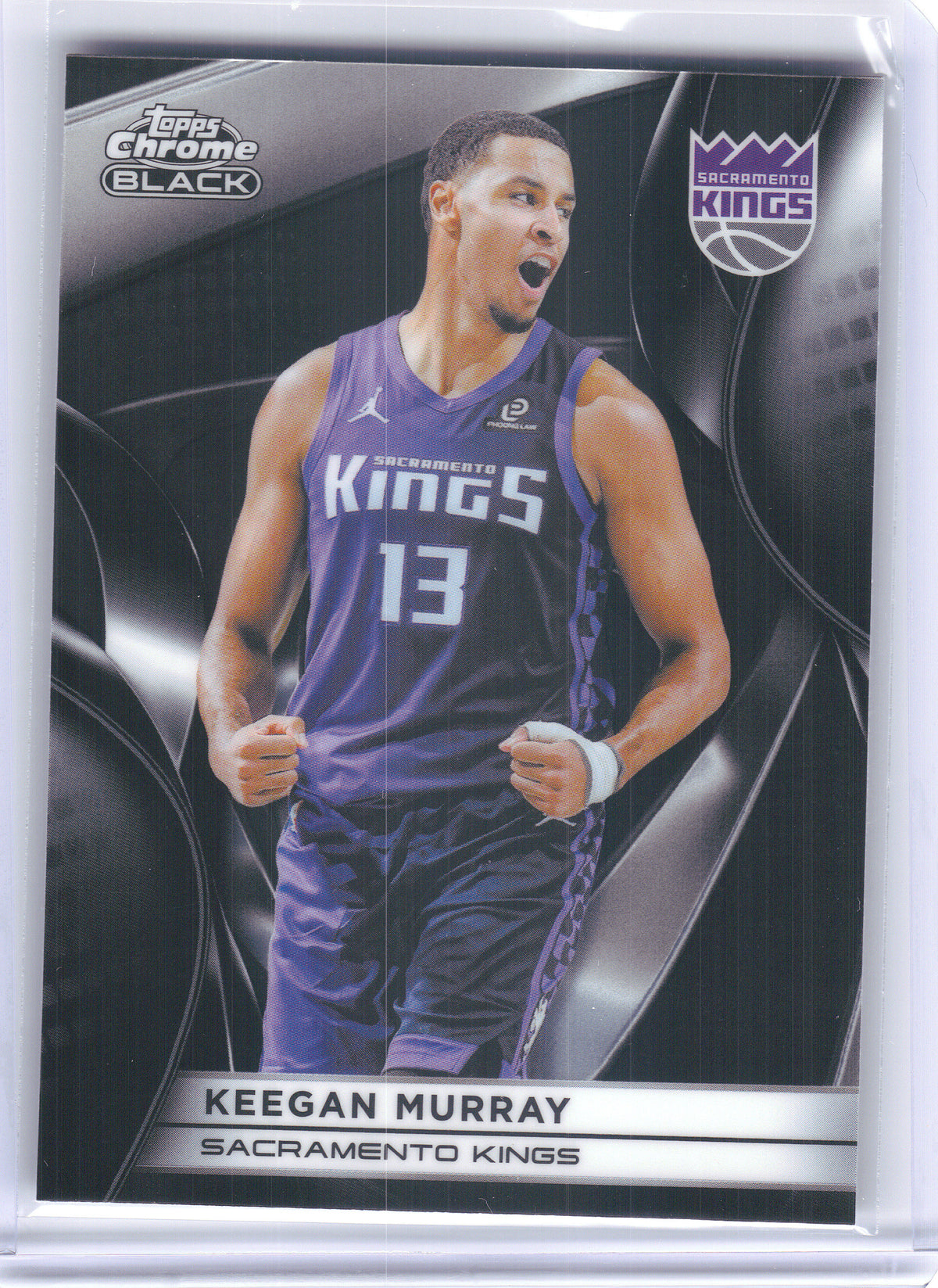 2025-26 Topps Chrome Black #73 Keegan Murray Sacramento Kings