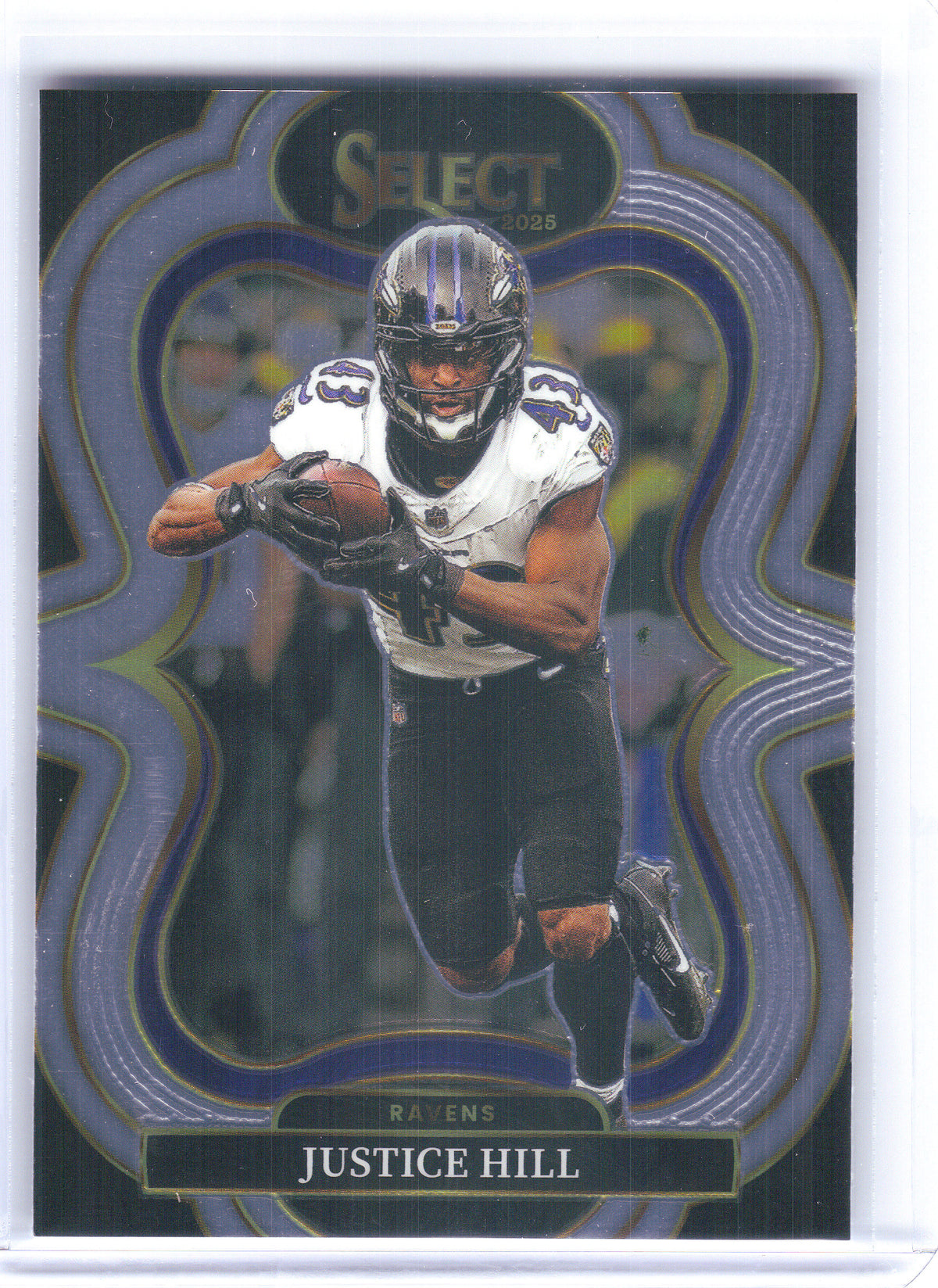 2025 Panini Select #360 Justice Hill Baltimore Ravens