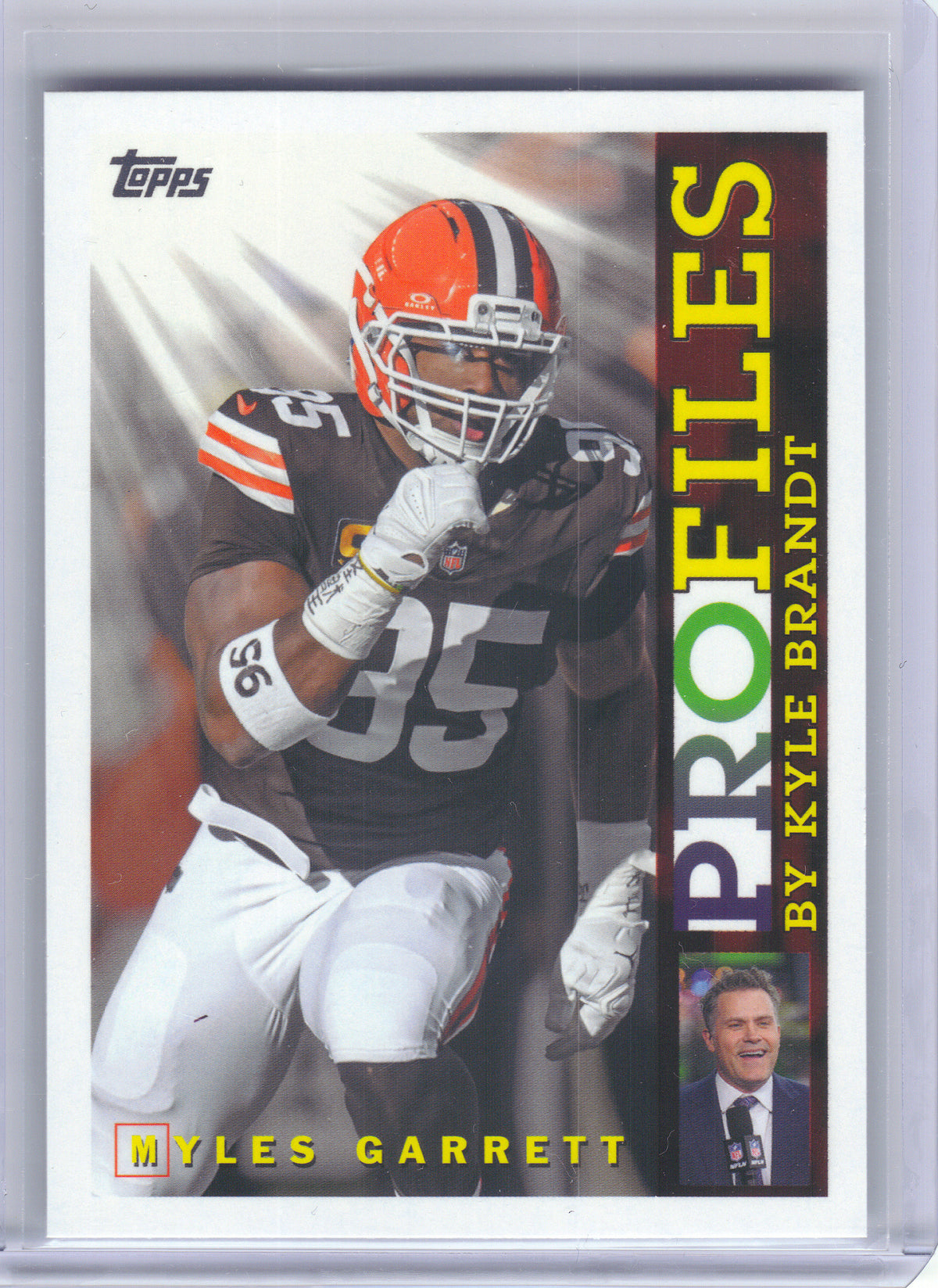 2026 Topps Flagship #TP-9 Myles Garrett Topps Profiles Cleveland Browns