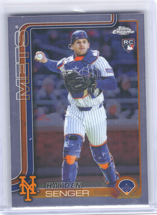 2025 Topps Update #US126 Hayden Senger Sandglitter New York Mets RC