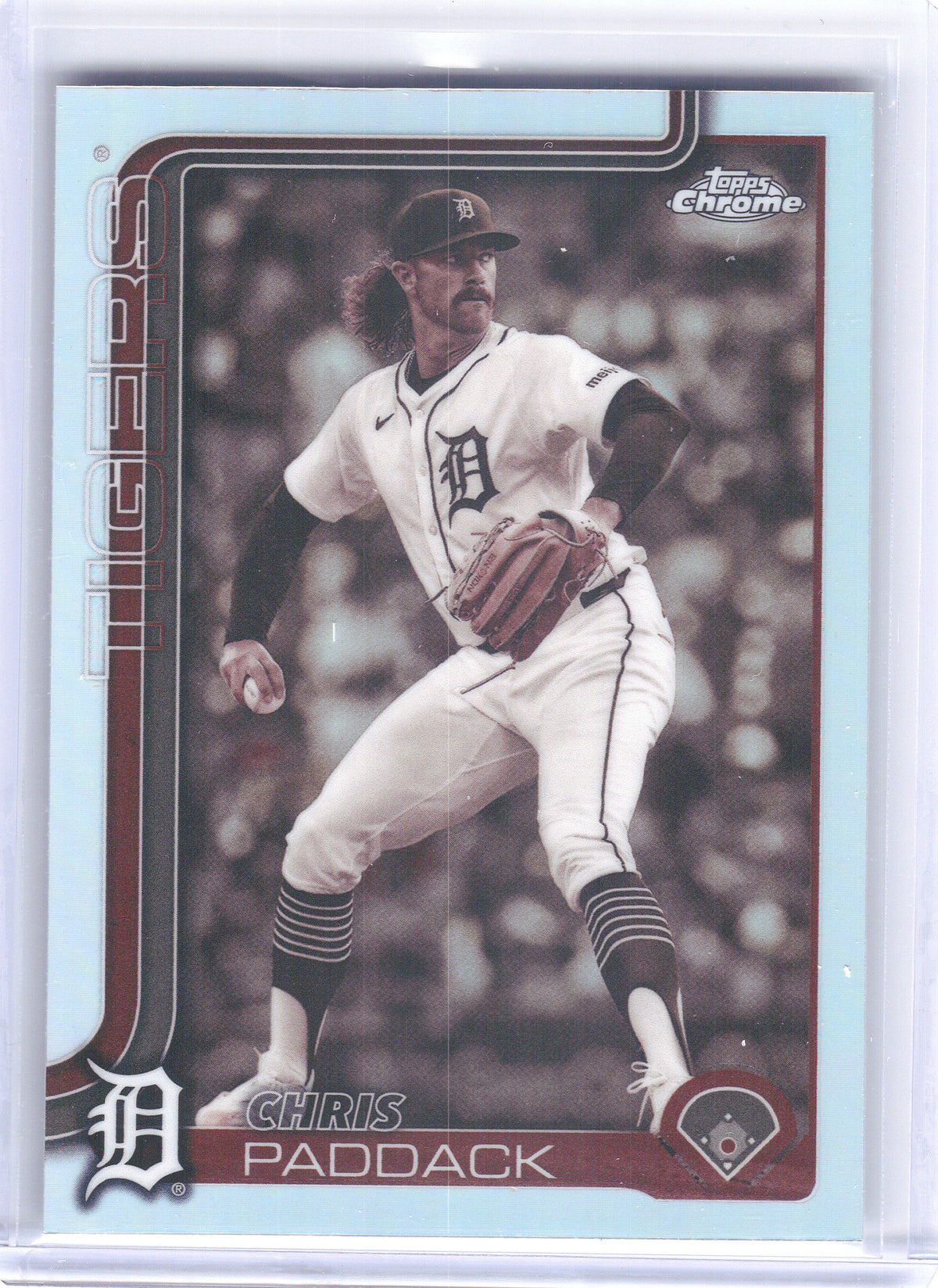 2025 Topps Chrome Update #USC10 Chris Paddack Sepia Refractor Detroit Tigers