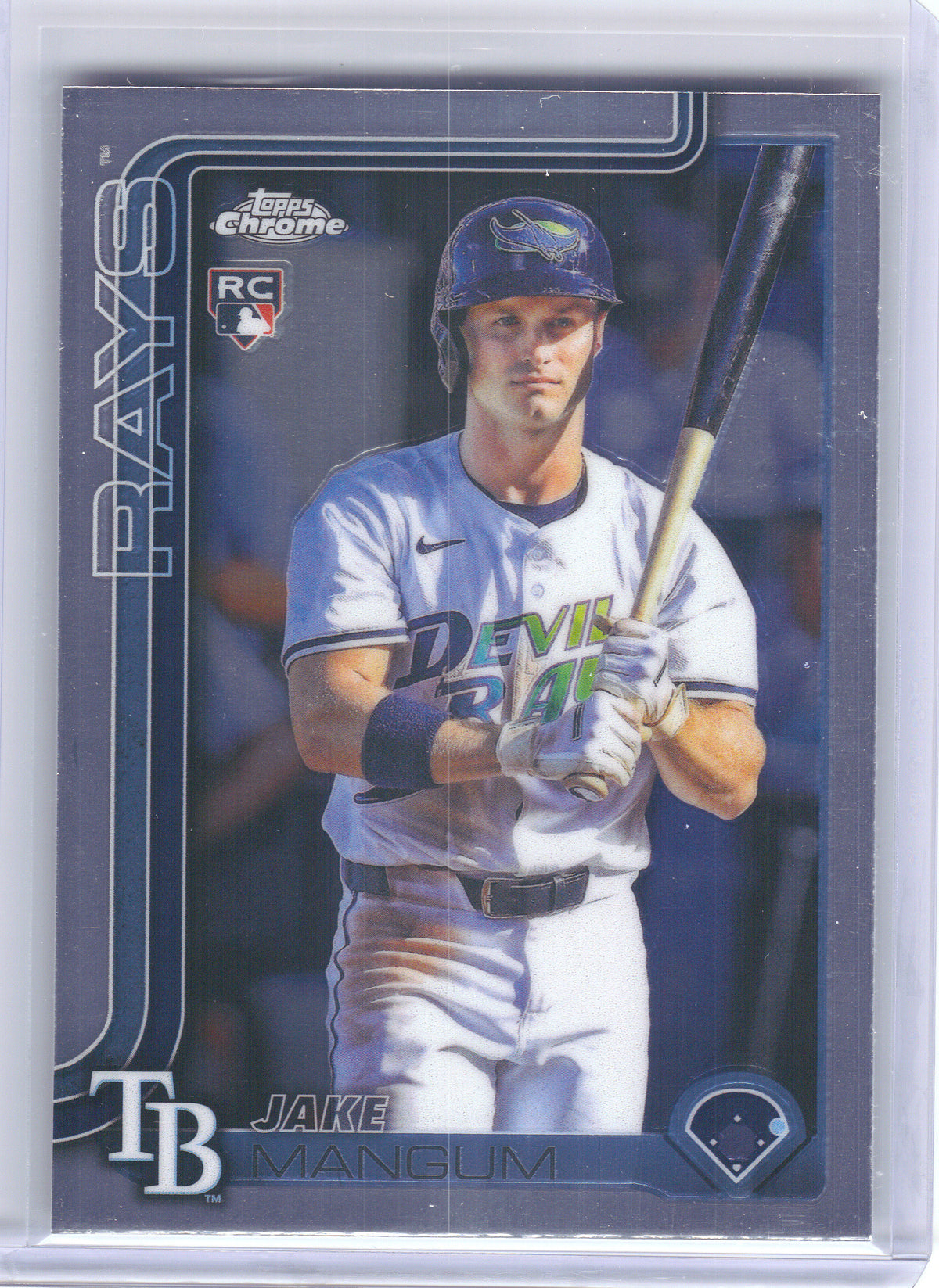 2025 Topps Chrome Update #USC176 Jake Mangum Tampa Bay Rays RC