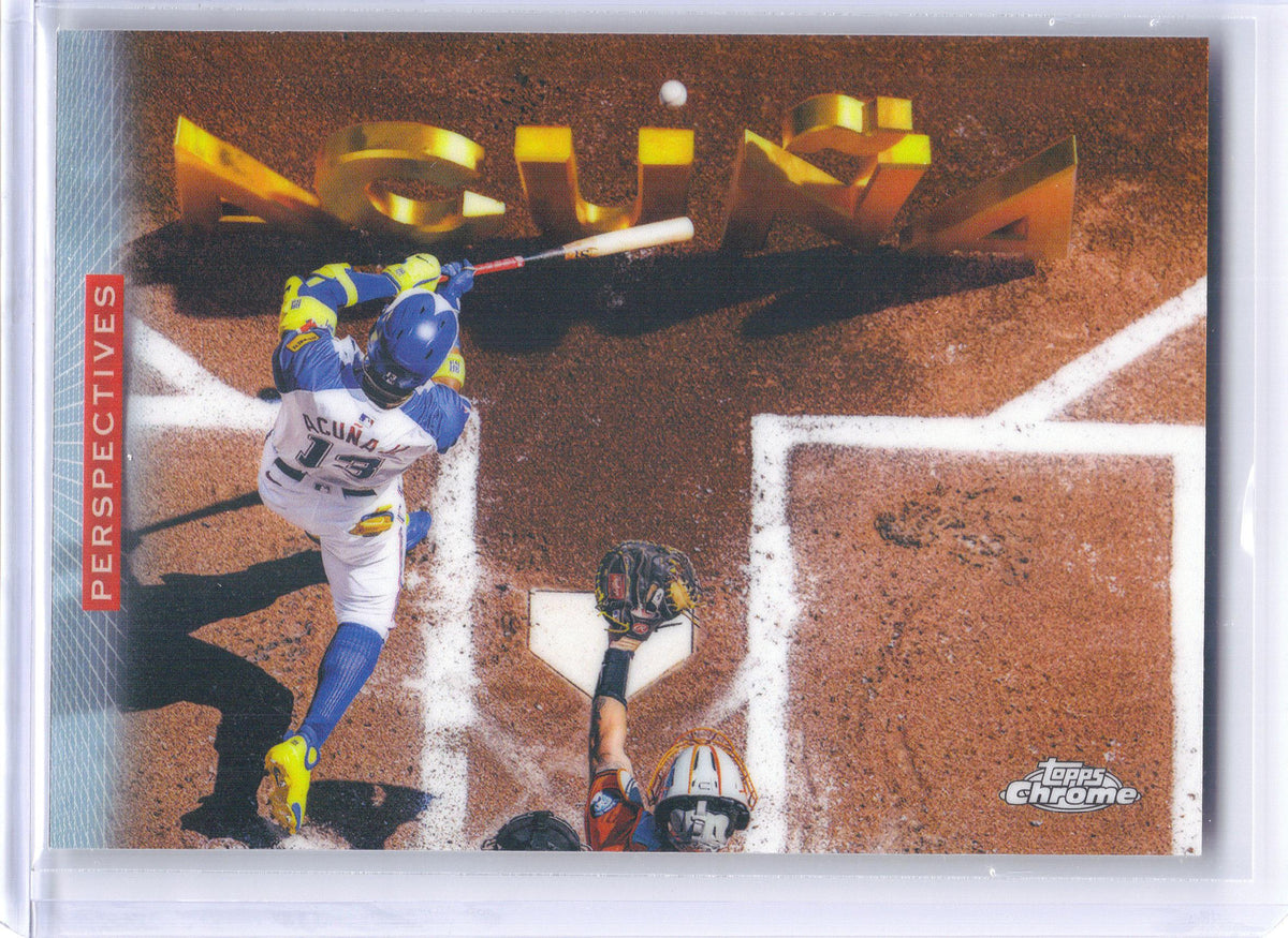 2026 Topps Chrome #P-6 Ronald Acuña Jr. Perspectives Atlanta Braves