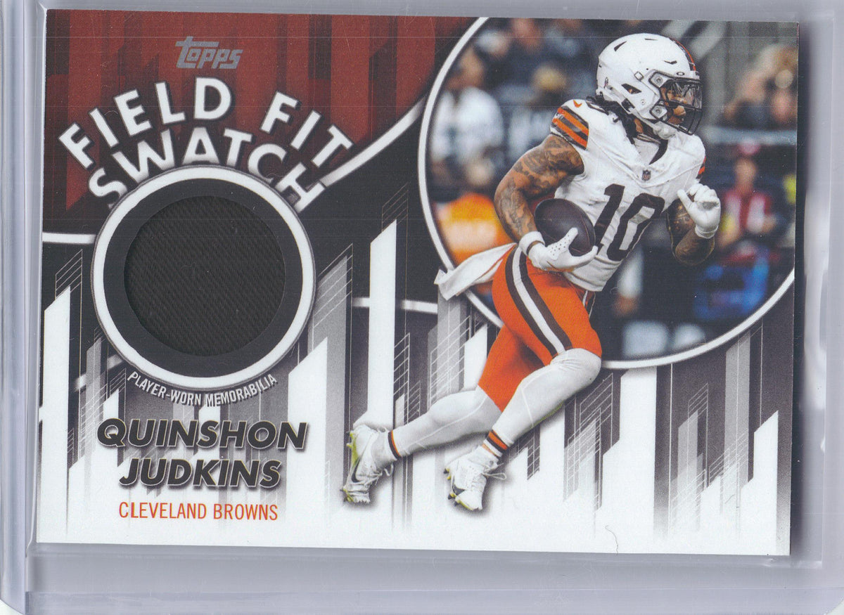 2026 Topps Flagship #FFSC-QJ Quinshon Judkins Field Fit Swatches Cleveland Browns MEM