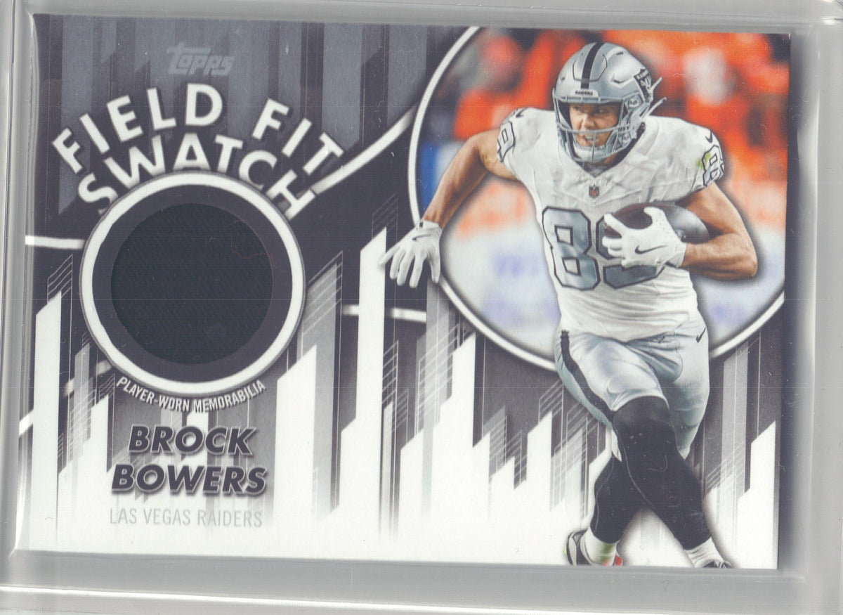 2026 Topps Flagship #FFSC-BB Brock Bowers Field Fit Swatches Las Vegas Raiders MEM
