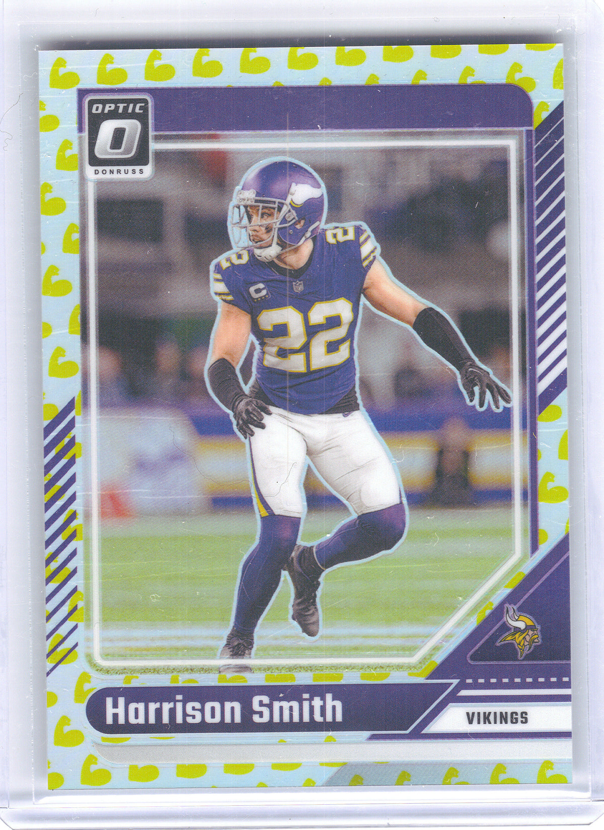 2024 Donruss Optic #132 Harrison Smith Flex #/149 Minnesota Vikings SN