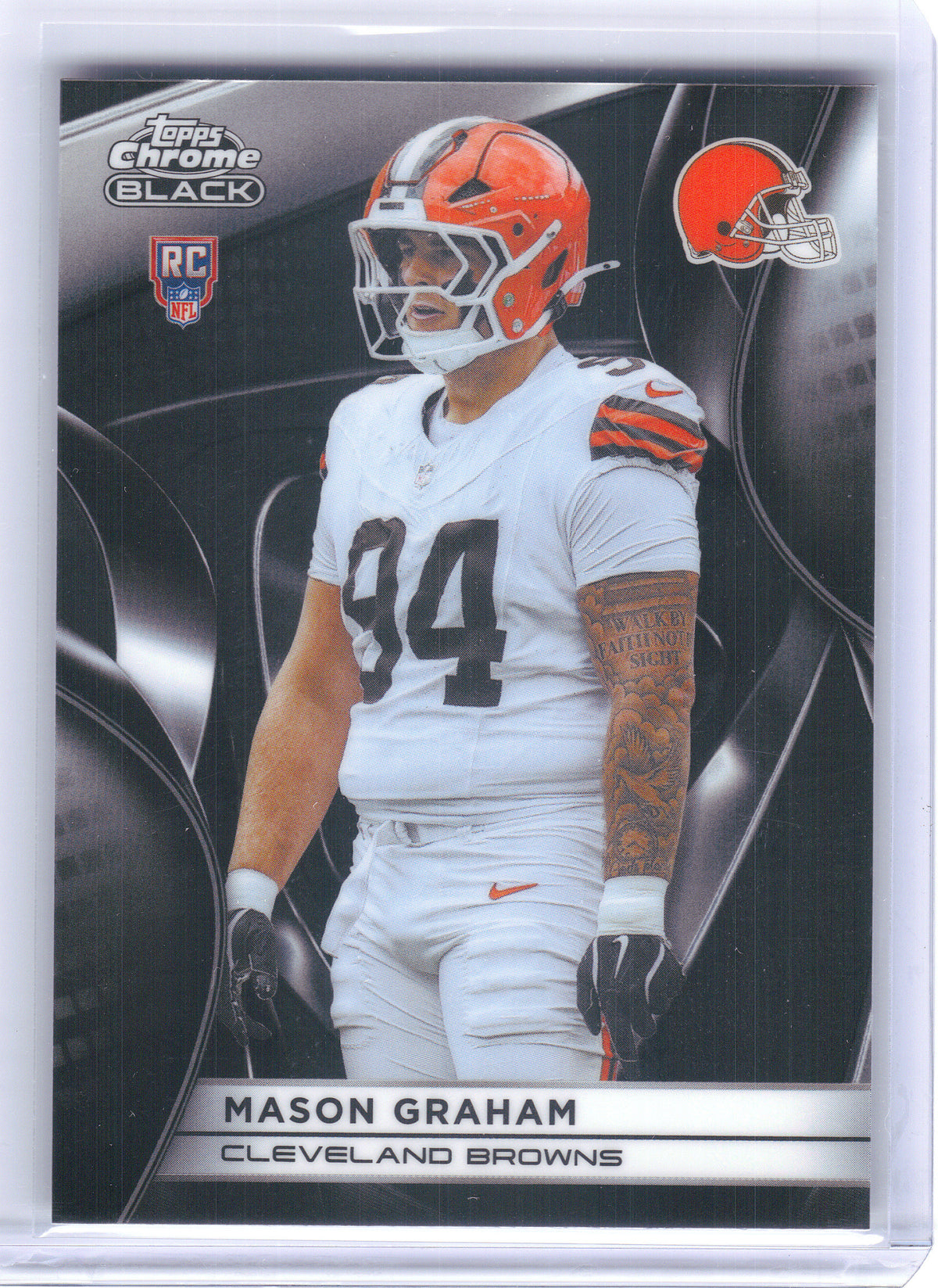 2025 Topps Chrome Black #110 Mason Graham Cleveland Browns RC