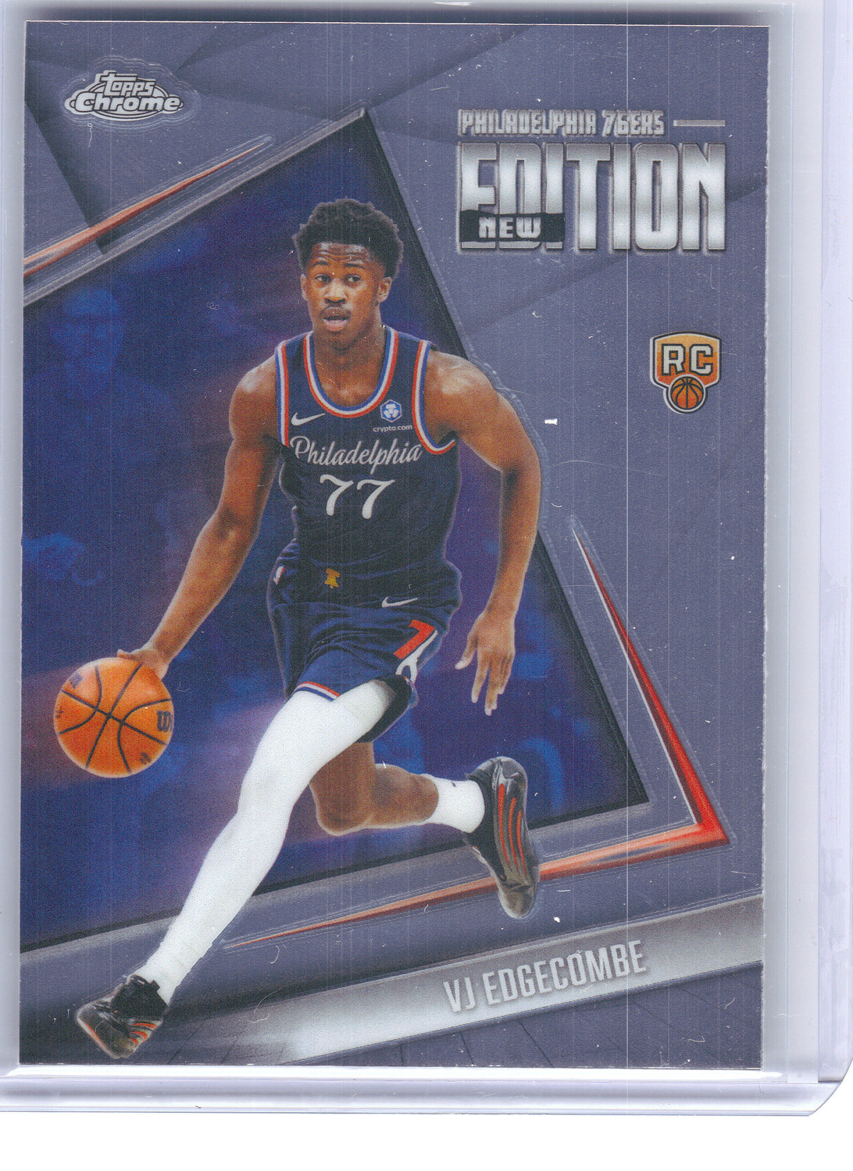 2025-26 Topps Chrome #GR-3 VJ Edgecombe Generation Rising Philadelphia 76ers