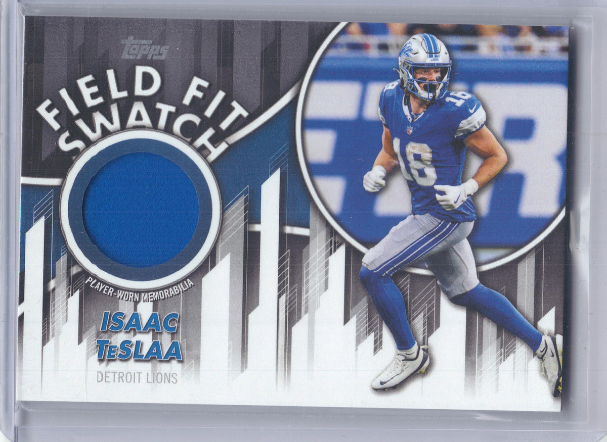 2026 Topps Flagship #FFSC-IT Isaac TeSlaa Field Fit Swatches Detroit Lions MEM
