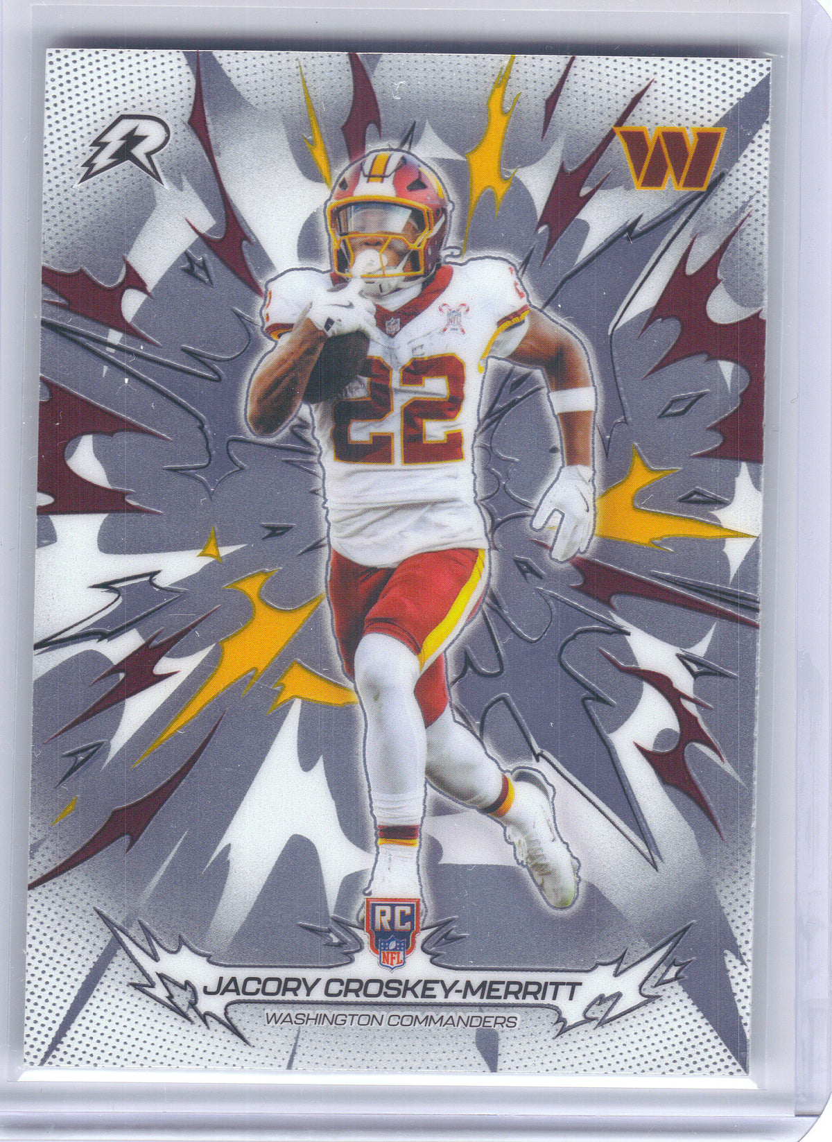 2025 Topps Resurgence #198 Jacory Croskey-Merritt Washington Commanders RC