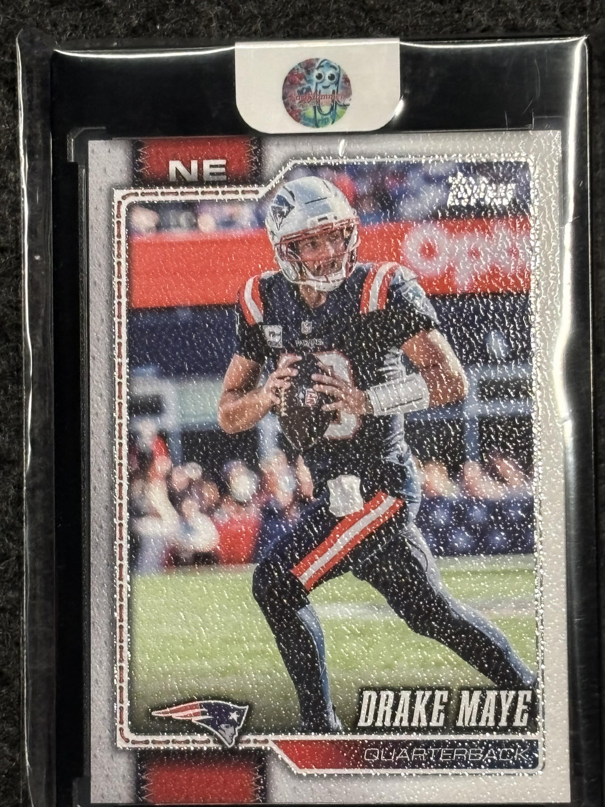 2026 Topps Flagship #136 Drake Maye Canvas #/50 New England Patriots SN