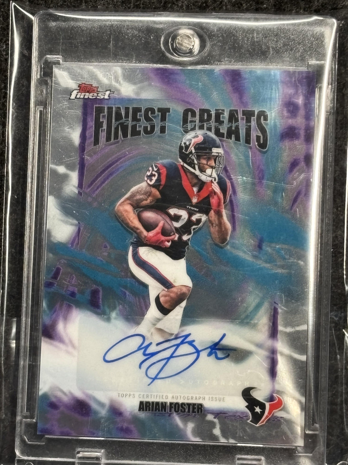 2025 Finest #FGA-AF Arian Foster Finest Greats Autographs Houston Texans AU