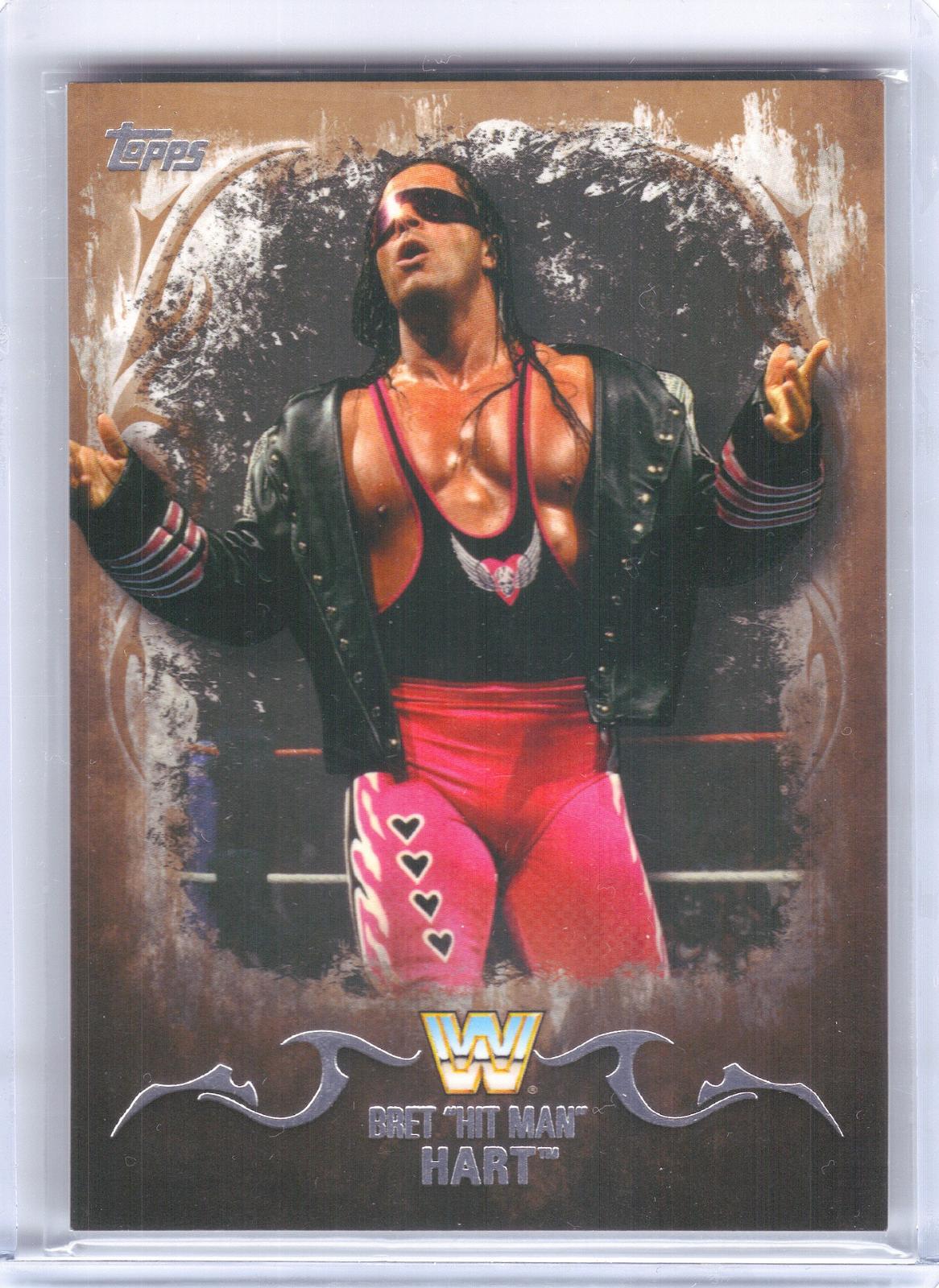 2016 Topps WWE Undisputed #49 Bret "Hit Man" Hart Bronze #'d/99