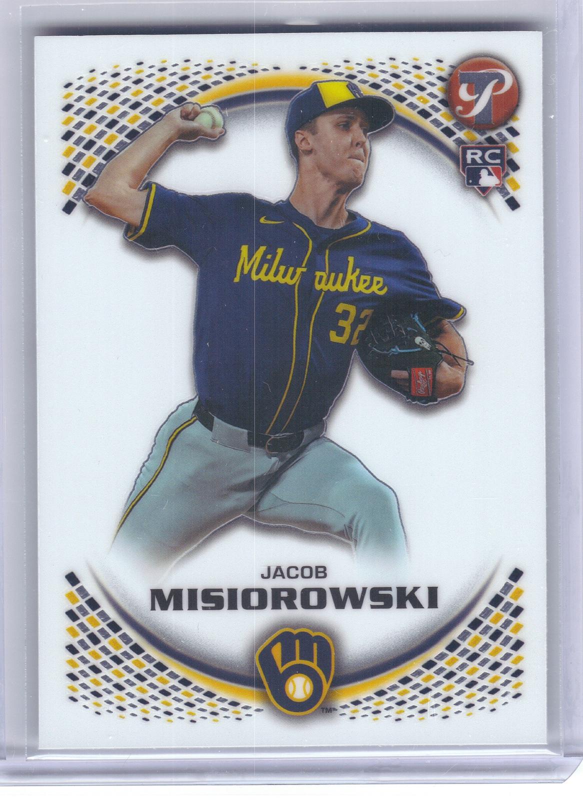 2026 Topps Pristine #71 Jacob Misiorowski Milwaukee Brewers RC