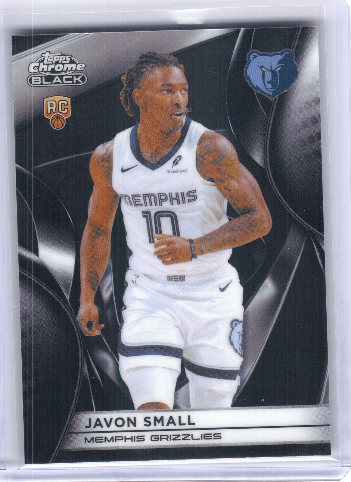 2025-26 Topps Chrome Black #146 Javon Small Memphis Grizzlies RC
