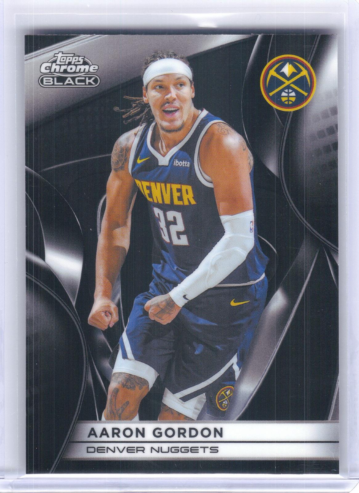 2025-26 Topps Chrome Black #21 Aaron Gordon Denver Nuggets