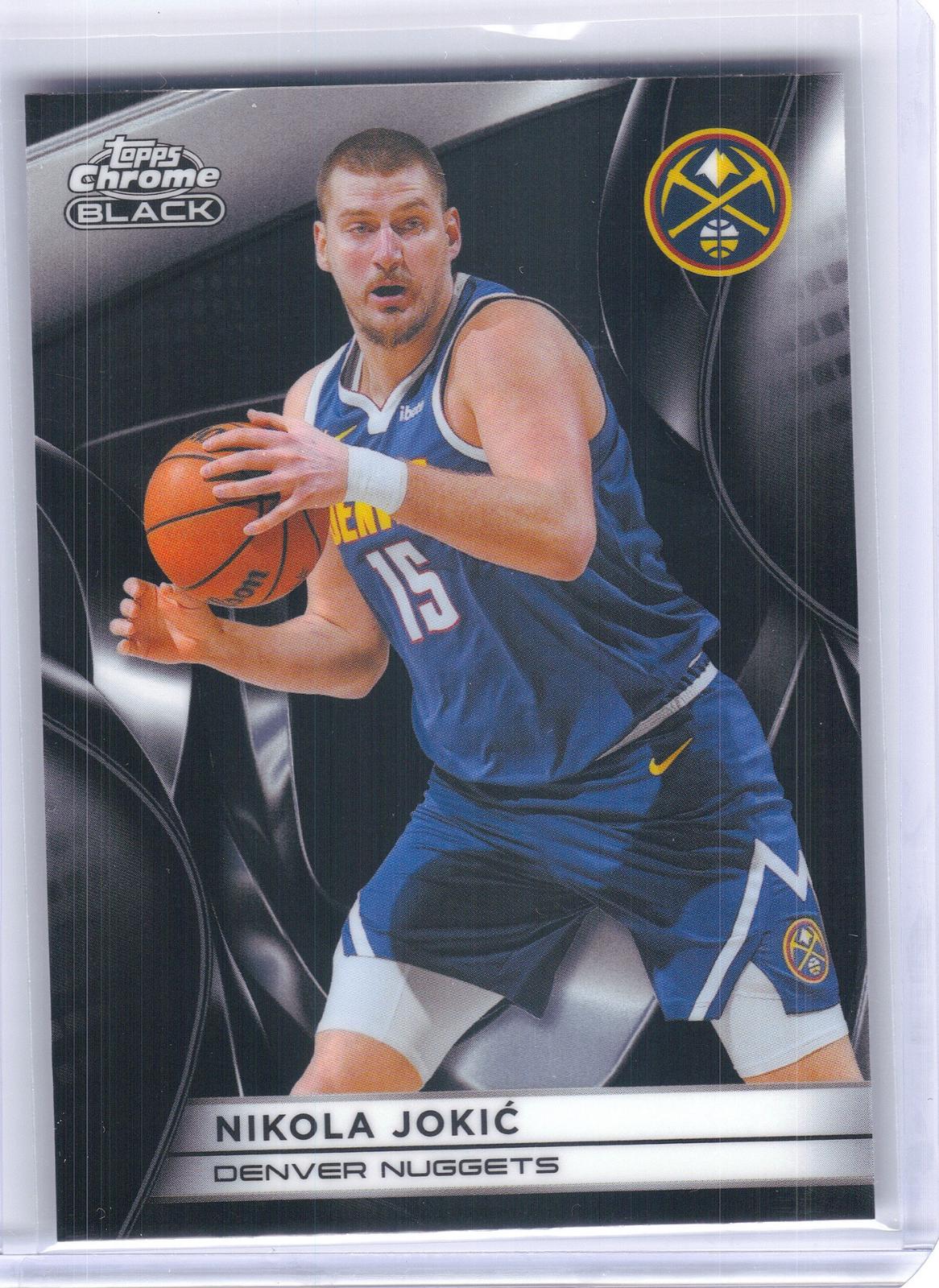 2025-26 Topps Chrome Black #19 Nikola Jokić Denver Nuggets