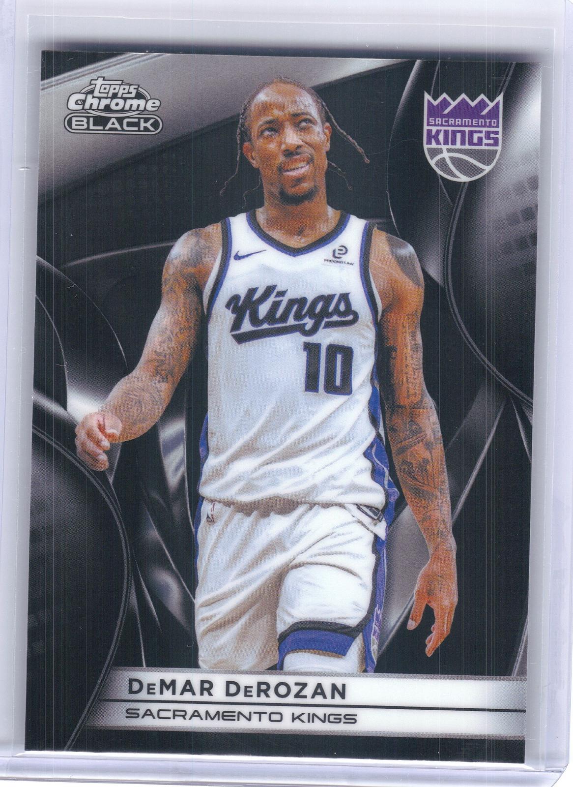 2025-26 Topps Chrome Black #75 DeMar DeRozan Sacramento Kings
