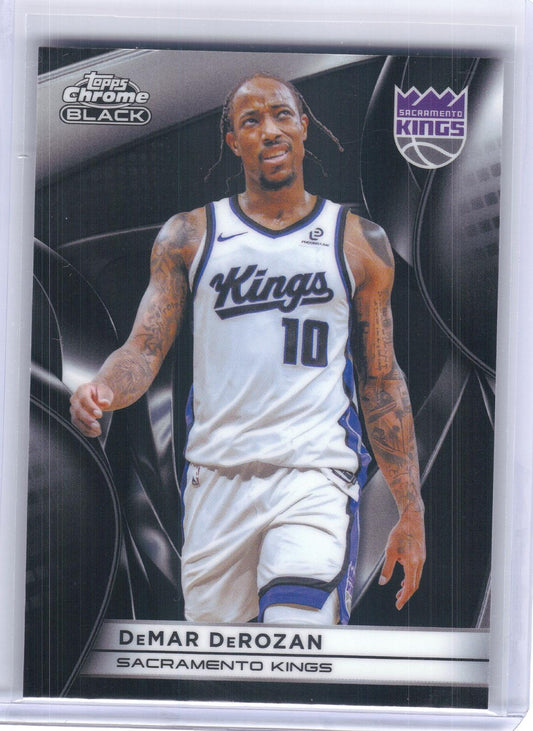 2025-26 Topps Chrome Black #75 DeMar DeRozan Sacramento Kings