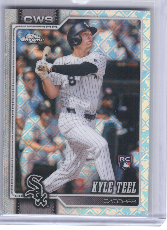 2026 Topps Chrome Logofractor Edition #63 Kyle Teel Chicago White Sox RC