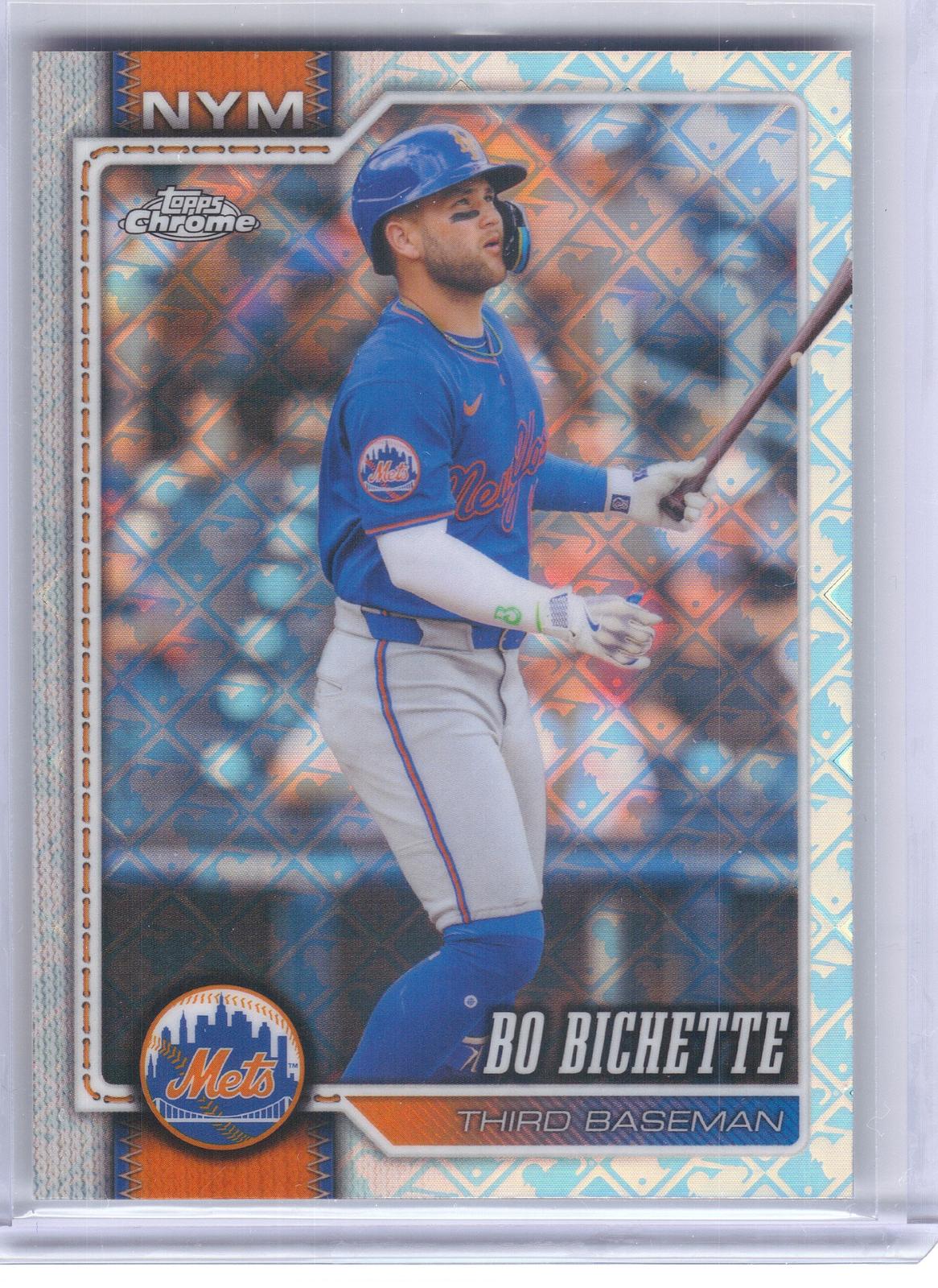 2026 Topps Chrome Logofractor Edition #109 Bo Bichette New York Mets