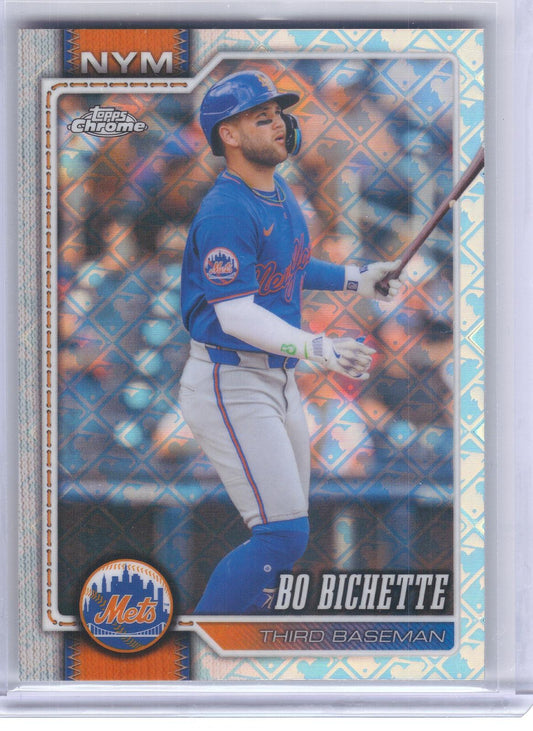 2026 Topps Chrome Logofractor Edition #109 Bo Bichette New York Mets