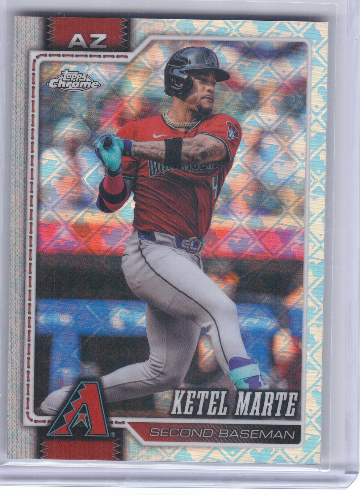 2026 Topps Chrome Logofractor Edition #99 Ketel Marte Arizona Diamondbacks