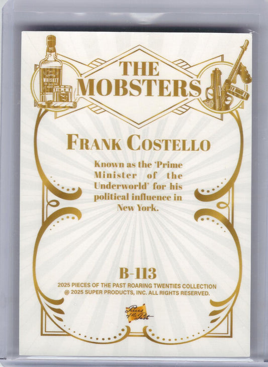 2025 Pieces of the past roaring twenties #B-113 Frank Costello