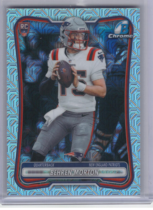 2026 Bowman #BCV-109 Behren Morton Chrome New England Patriots