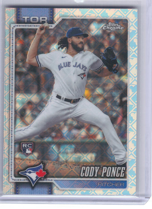 2026 Topps Chrome Logofractor Edition #112 Cody Ponce Toronto Blue Jays RC