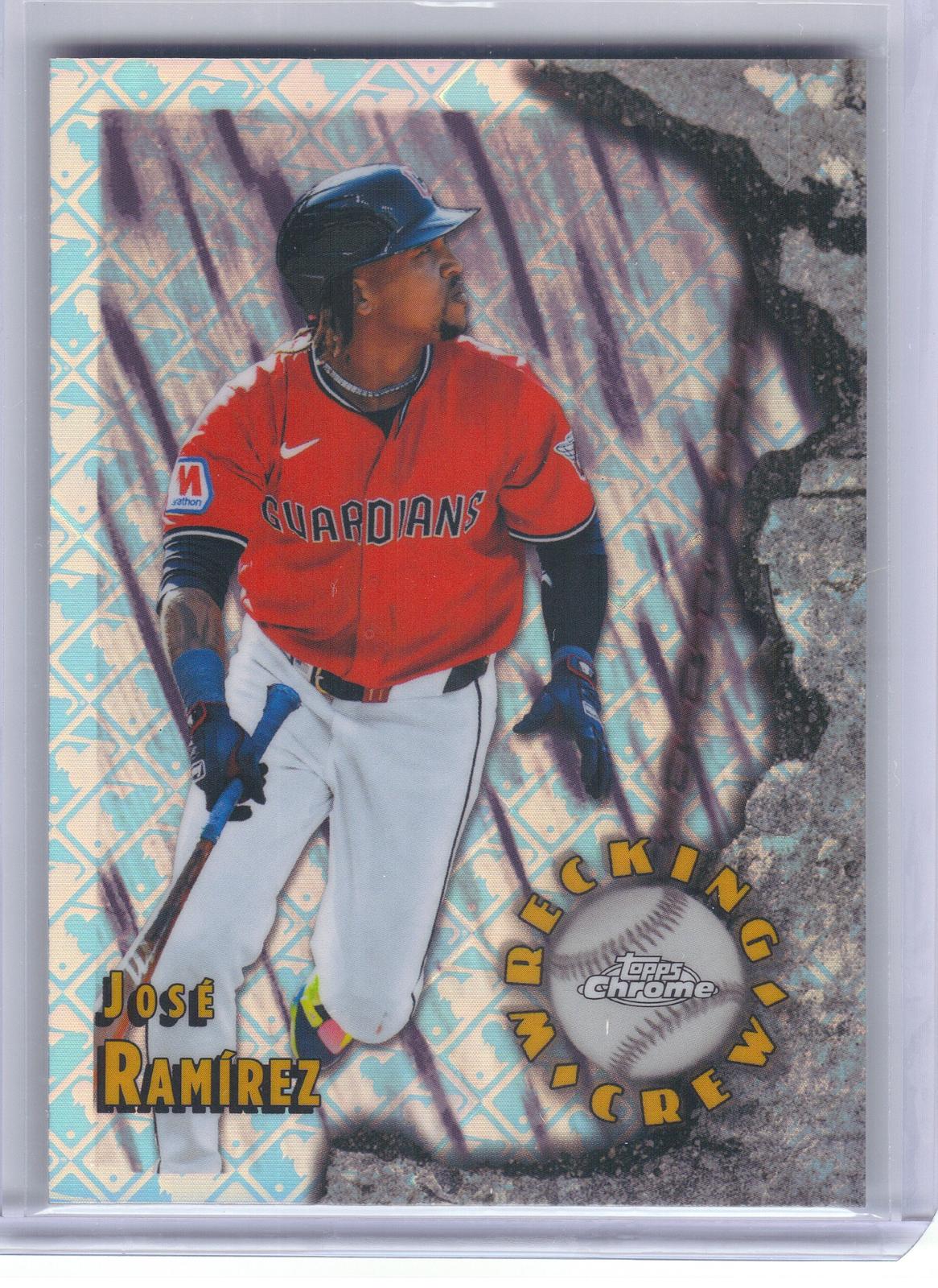 2026 Topps Chrome Logofractor Edition #WC-20 José Ramírez Wrecking Crew Cleveland Guardians