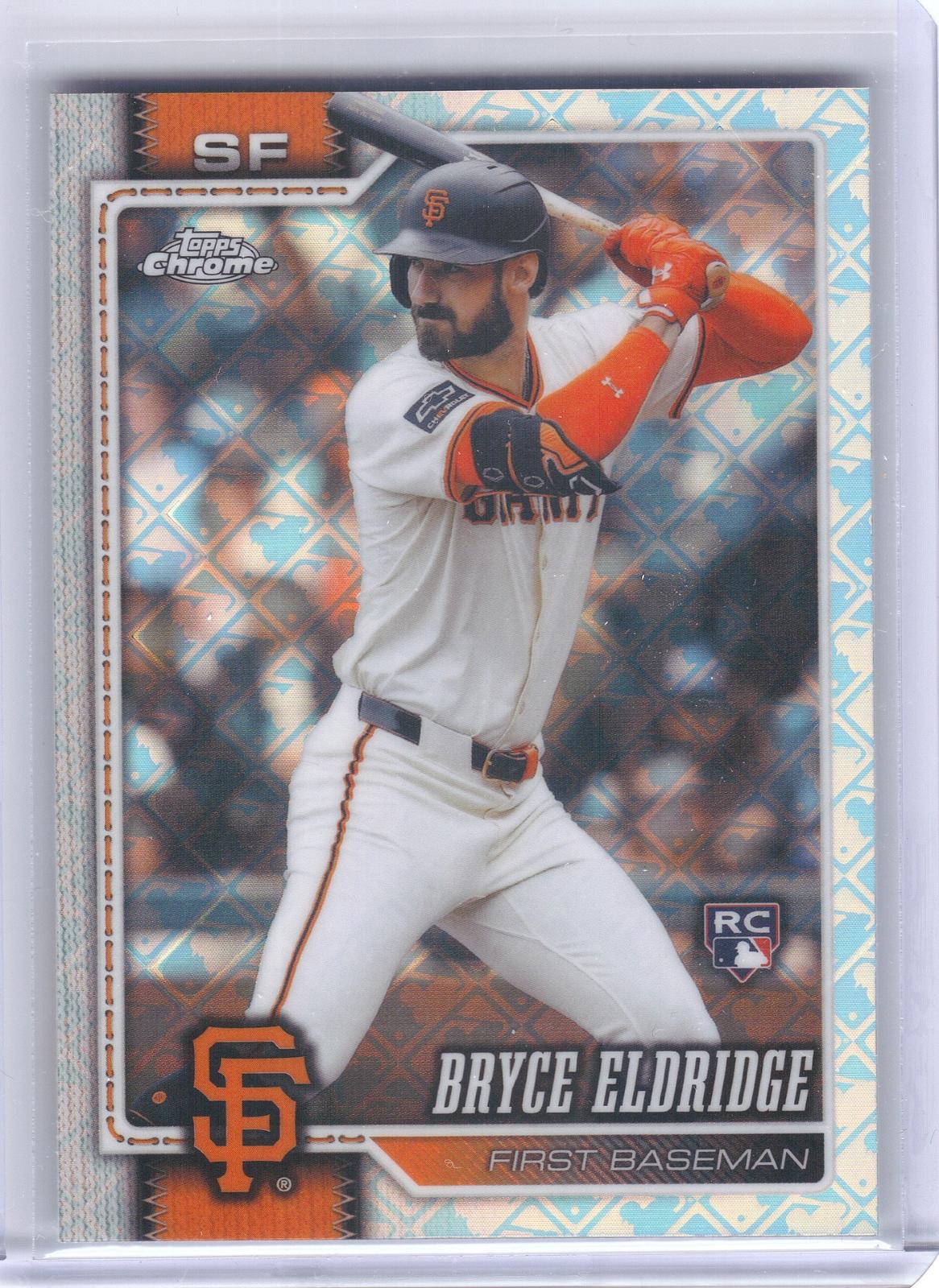 2026 Topps Chrome Logofractor Edition #254 Bryce Eldridge San Francisco Giants RC