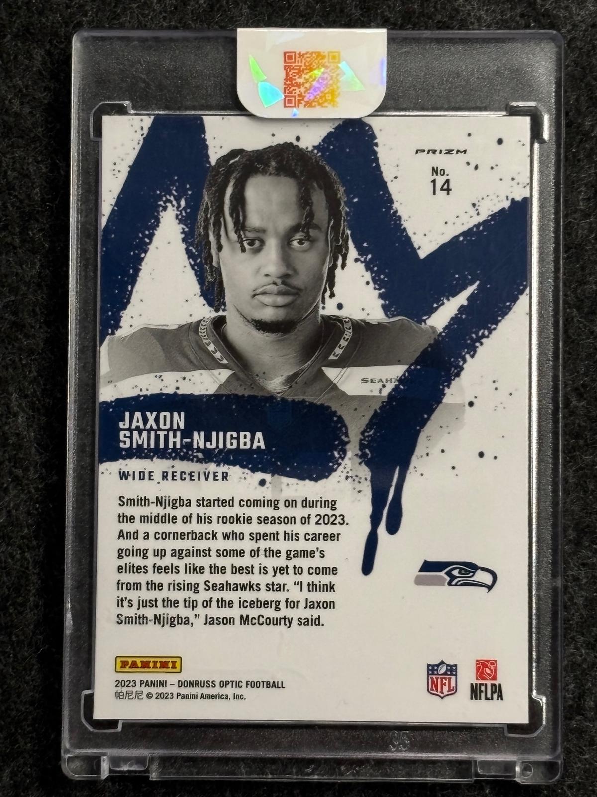 2023 Donruss Optic #14 Jaxon Smith-Njigba Rookie Kings Seattle Seahawks