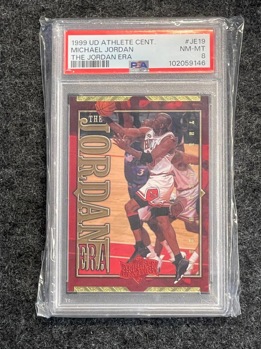 1999 Upper Deck Michael Jordan Athlete of the Century #JE19 Michael Jordan The Jordan Era PSA 8 Chicago Bulls