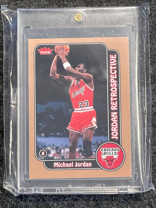 2008-09 Fleer #MJ-2 Michael Jordan Michael Jordan Retrospective Chicago Bulls