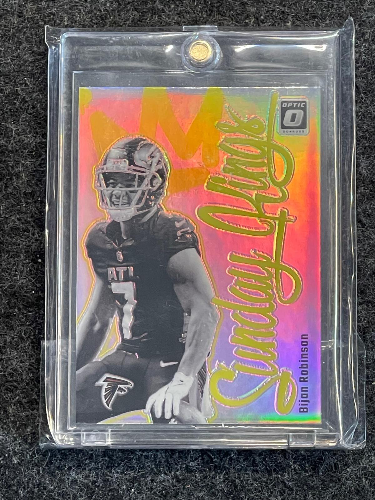 2024 Donruss Optic #22 Bijan Robinson Sunday Kings Atlanta Falcons