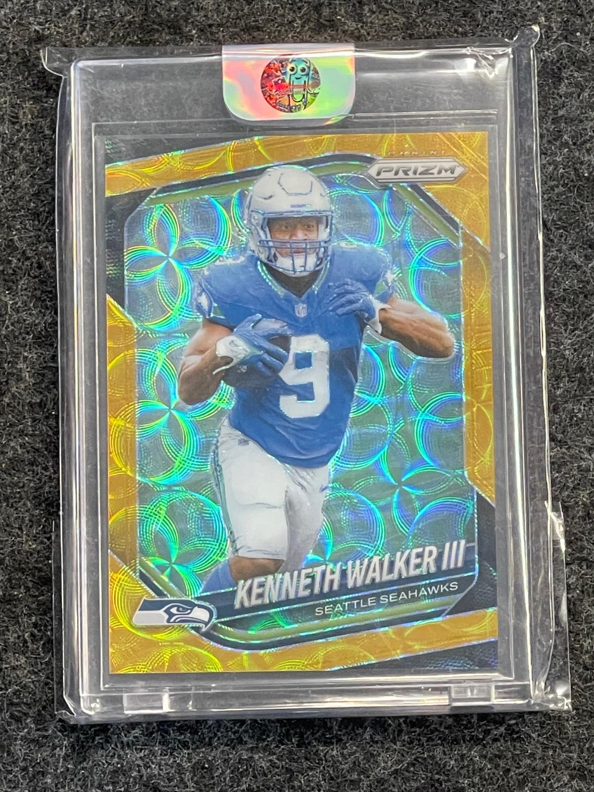 2025 Panini Prizm #272 Kenneth Walker III Choice Gold #/10 Seattle Seahawks SN