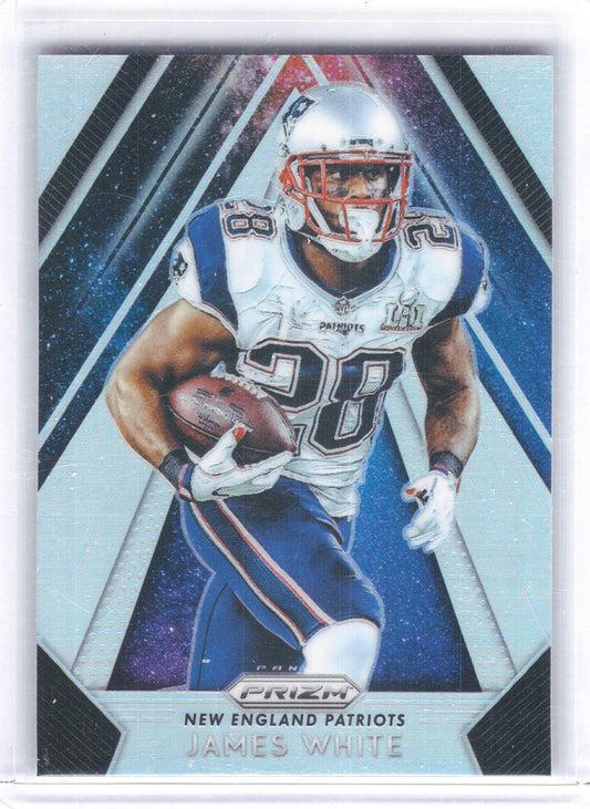 2018 Panini Prizm #A-15 James White Apex Prizm New England Patriots