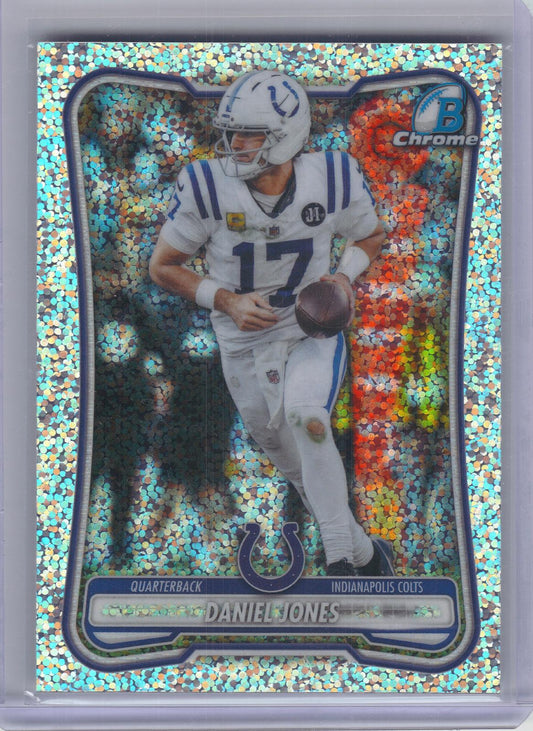 2026 Bowman #BCV-46 Daniel Jones Chrome Speckle Indianapolis Colts