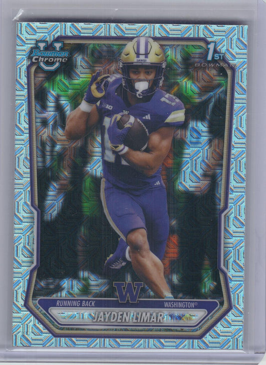 2026 Bowman #BCP-128 Jayden Limar Chrome Prospects Mojo Refractor Washington Huskies