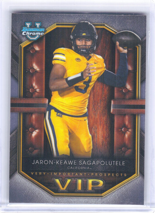 2026 Bowman #VIP-2 Jaron-Keawe Sagapolutele Very Important Prospects California Golden Bears