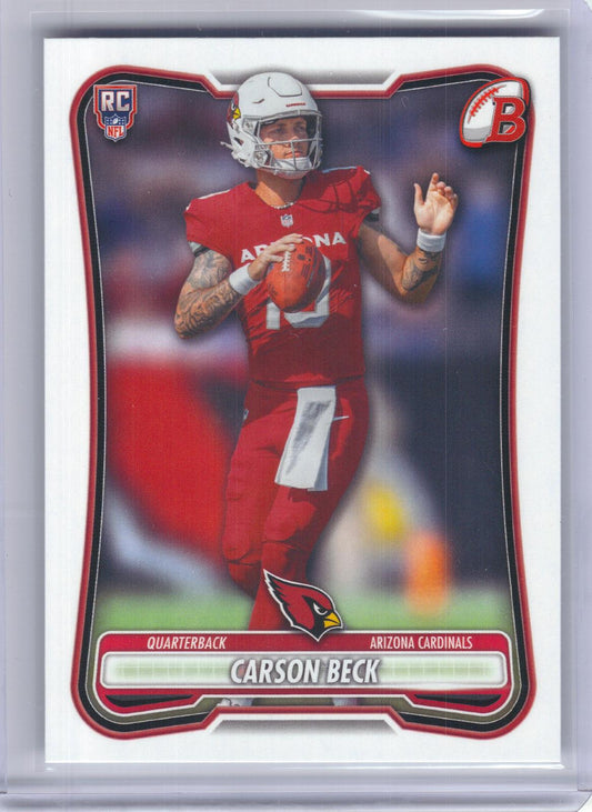 2026 Bowman #105 Carson Beck Arizona Cardinals RC