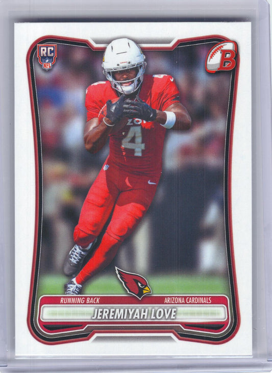 2026 Bowman #143 Jeremiyah Love Arizona Cardinals RC